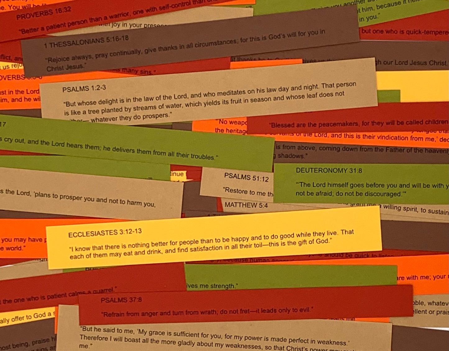 Bible Verse Jar for Emotions and Feelings