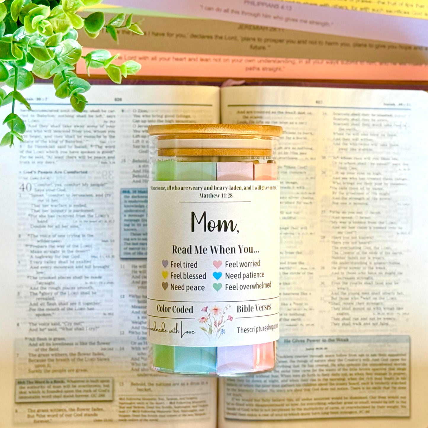 Bible Verse Jar for Moms - Read Me When Jar
