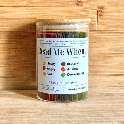 Read Me When Bible Verse Jar