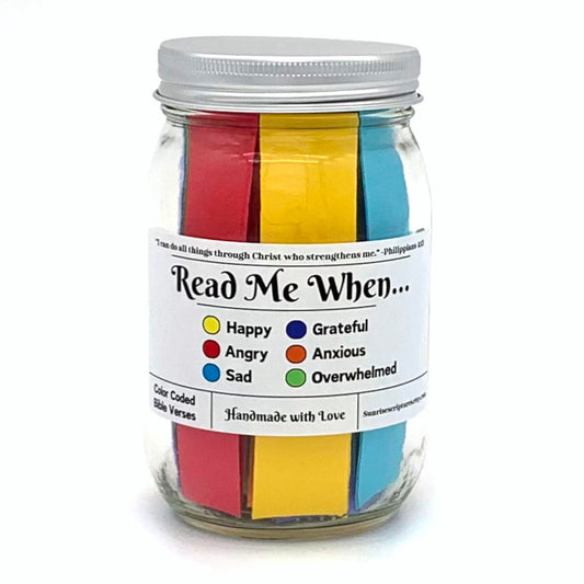 Bible Verse Jar for Emotions and Feelings