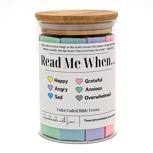 Read Me When Bible Verse Jar